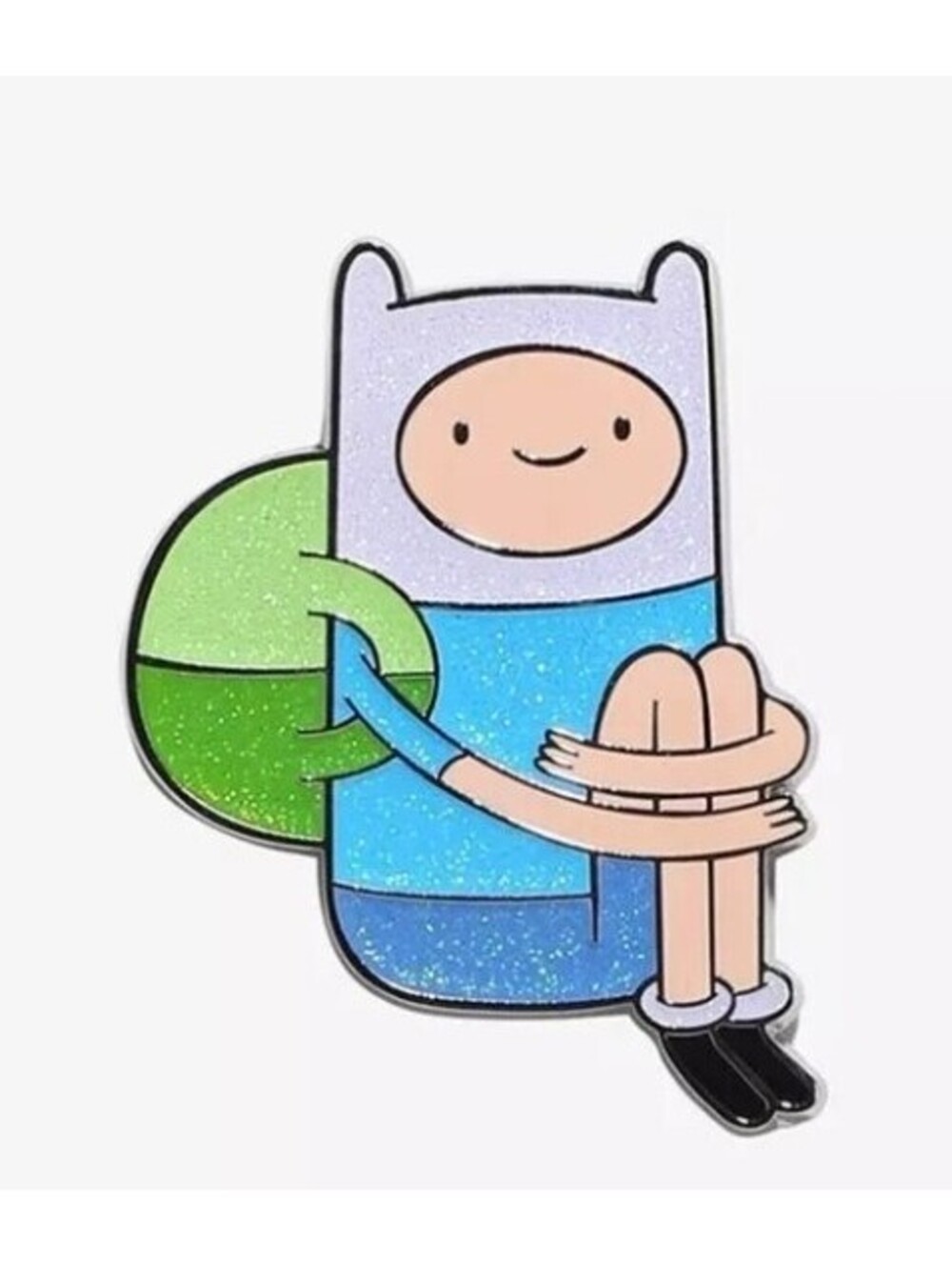 Adventure Time Character Glitter Blind Box Enamel Pin - Finn